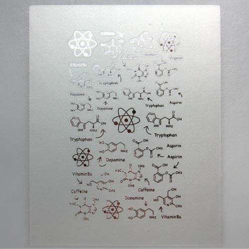 レジン用品まとめ売り Amazon | 【レジンクラブ】化学式 シルバー UVレジン用シール